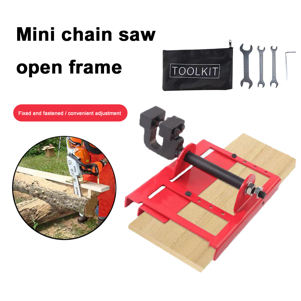 Lumber Woodworking - チェーンソー式木材加工機、垂直方向の木材切断ガイド、ステンレス製、携帯型、小型軽量。建築業者や木工職人向け。