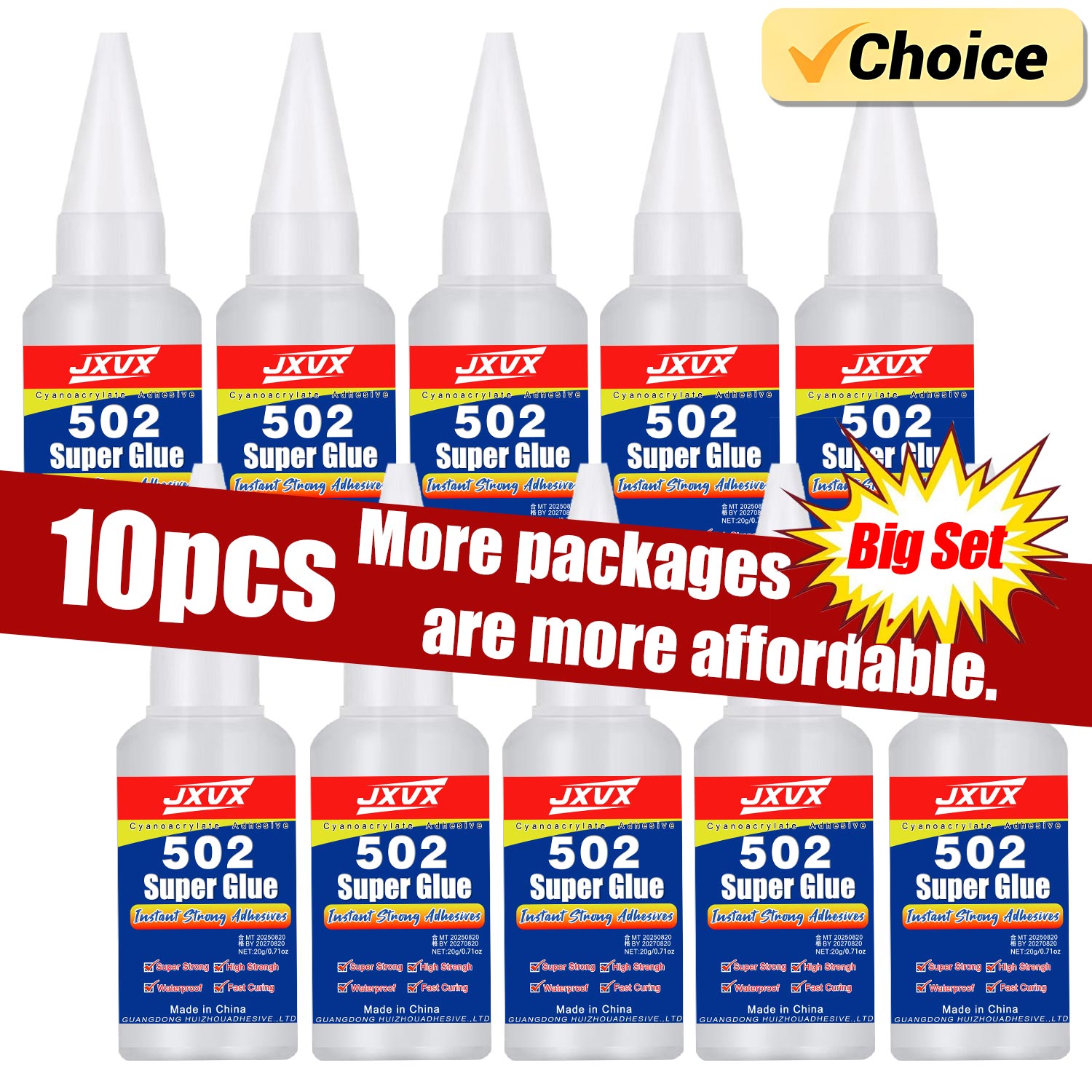 Woodworking Quick Glue - 5-10 個 502 スーパー接着剤瞬間速乾性シアノアクリレート接着剤革ゴムガラス木材金属強力な結合液体接着剤ツール