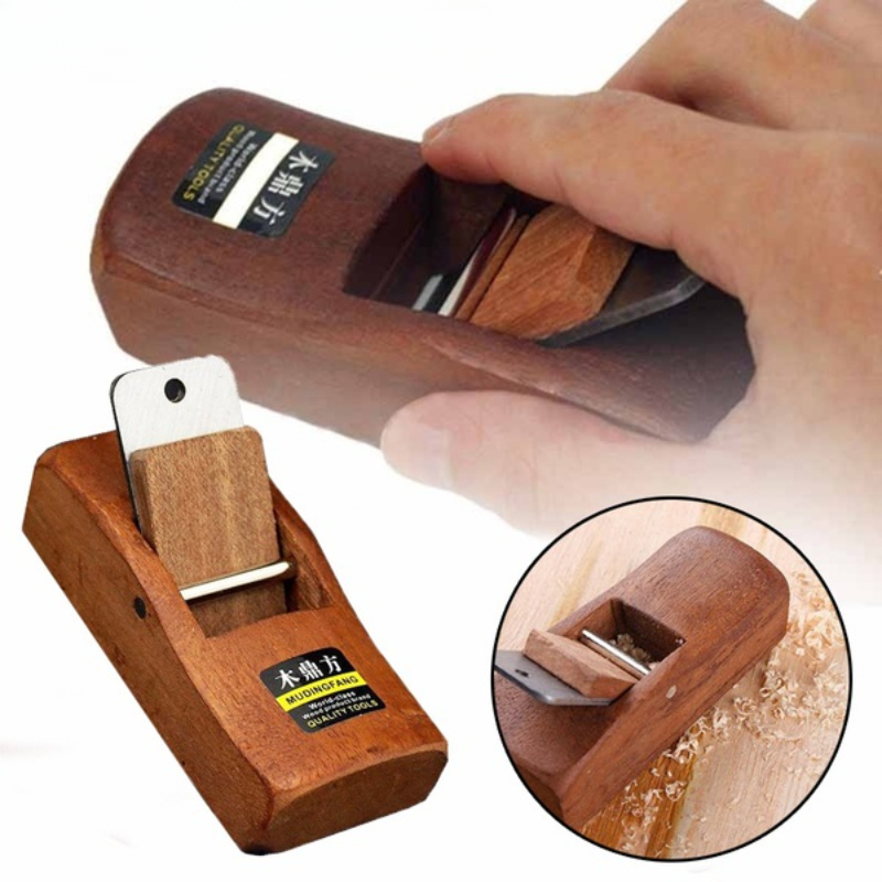 Woodworking Joinery - ミニ木工プレーナーハンドツール、フラットプレーン、ボトムエッジ、大工ギフト、木工、電気、木製プレーン、建具ケース用DIYツール