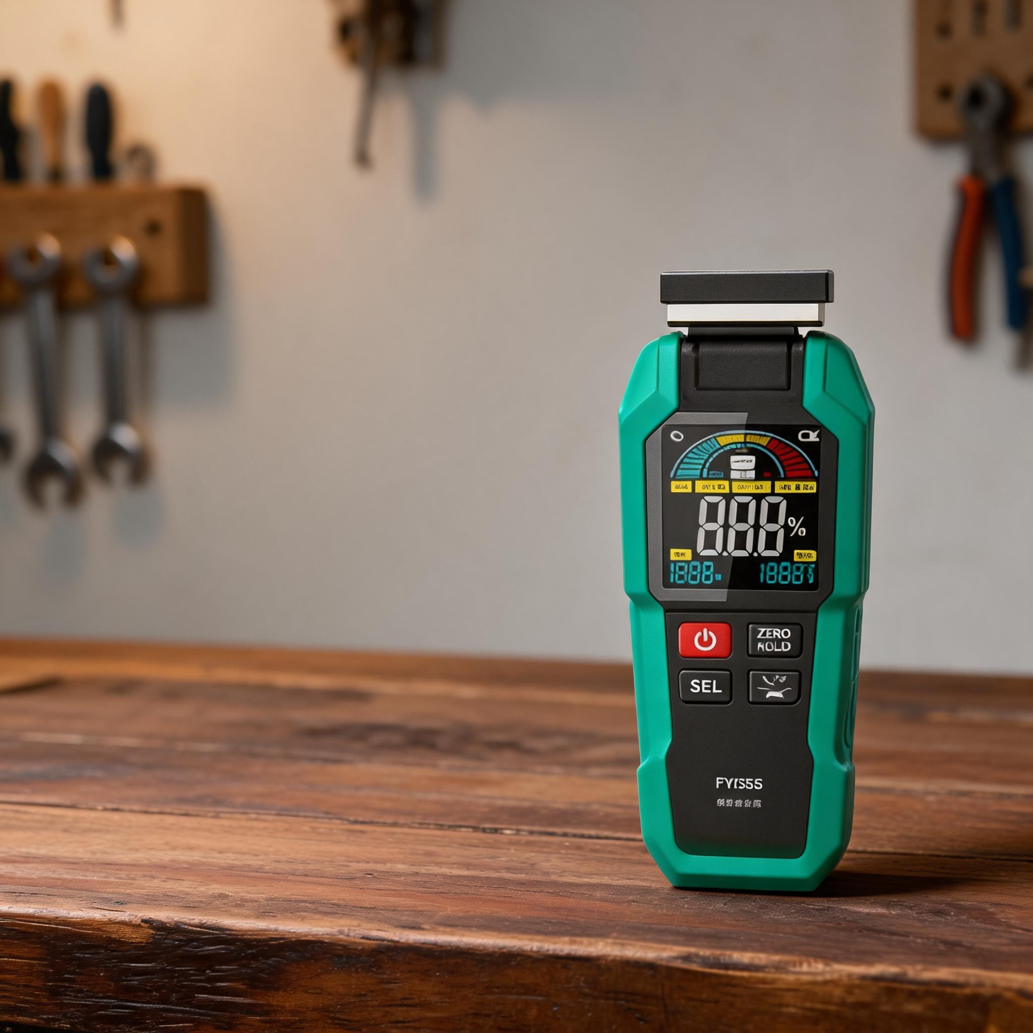 Lumber Woodworking - FY8868高精度非破壊式木材水分計、2.5インチカラースクリーン搭載、床材・木材用ポータブル湿度計