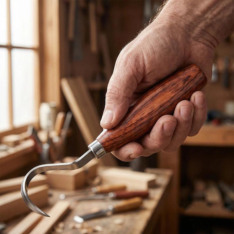 Woodworking Joinery - 1 個の木彫りナイフシャープステンレス鋼の刃人間工学に基づいたハンドル DIY 木工工芸品用