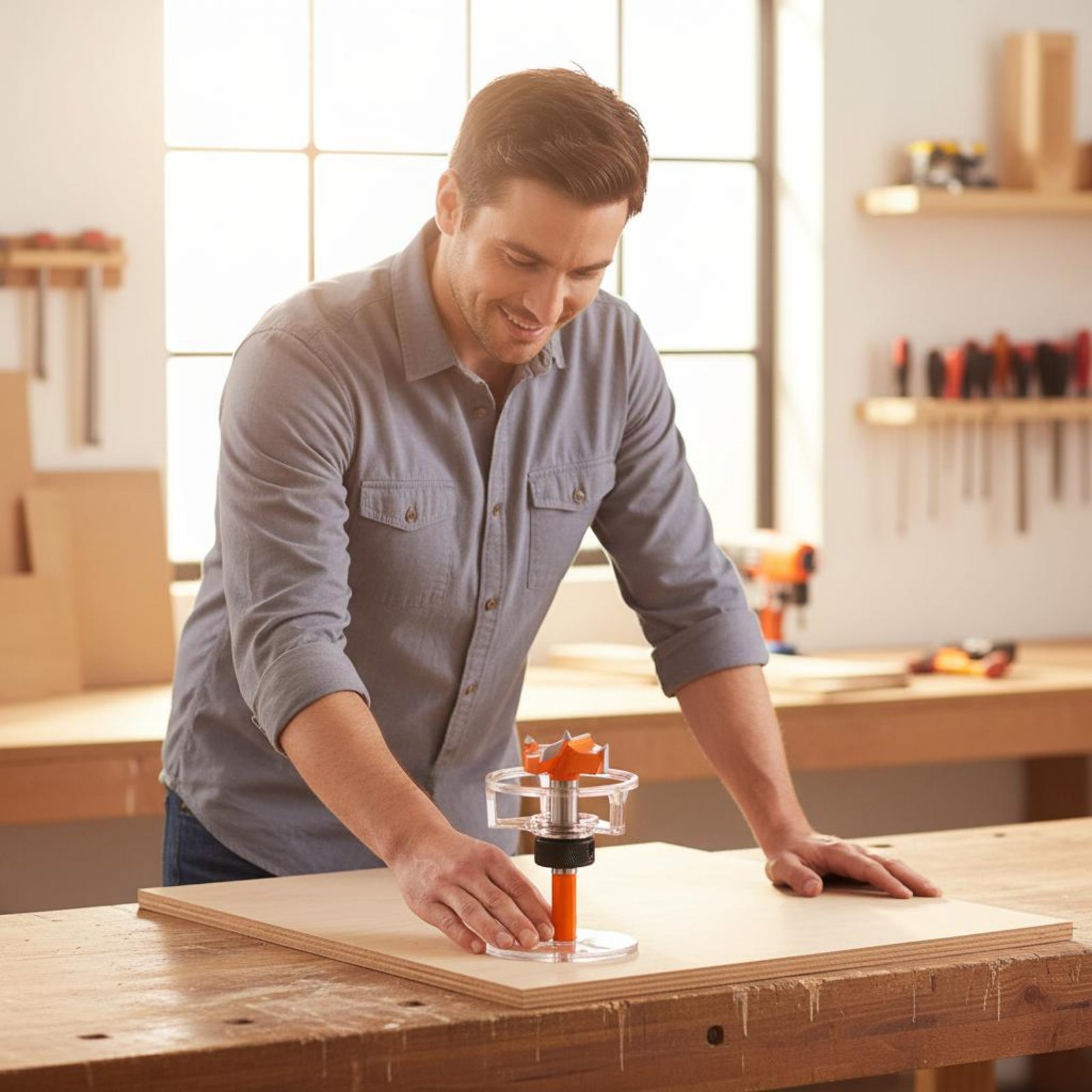 35mmカップドリルジグ調整可能な位置決めキャビネットヒンジ - Woodworking Jig のレビューと価格