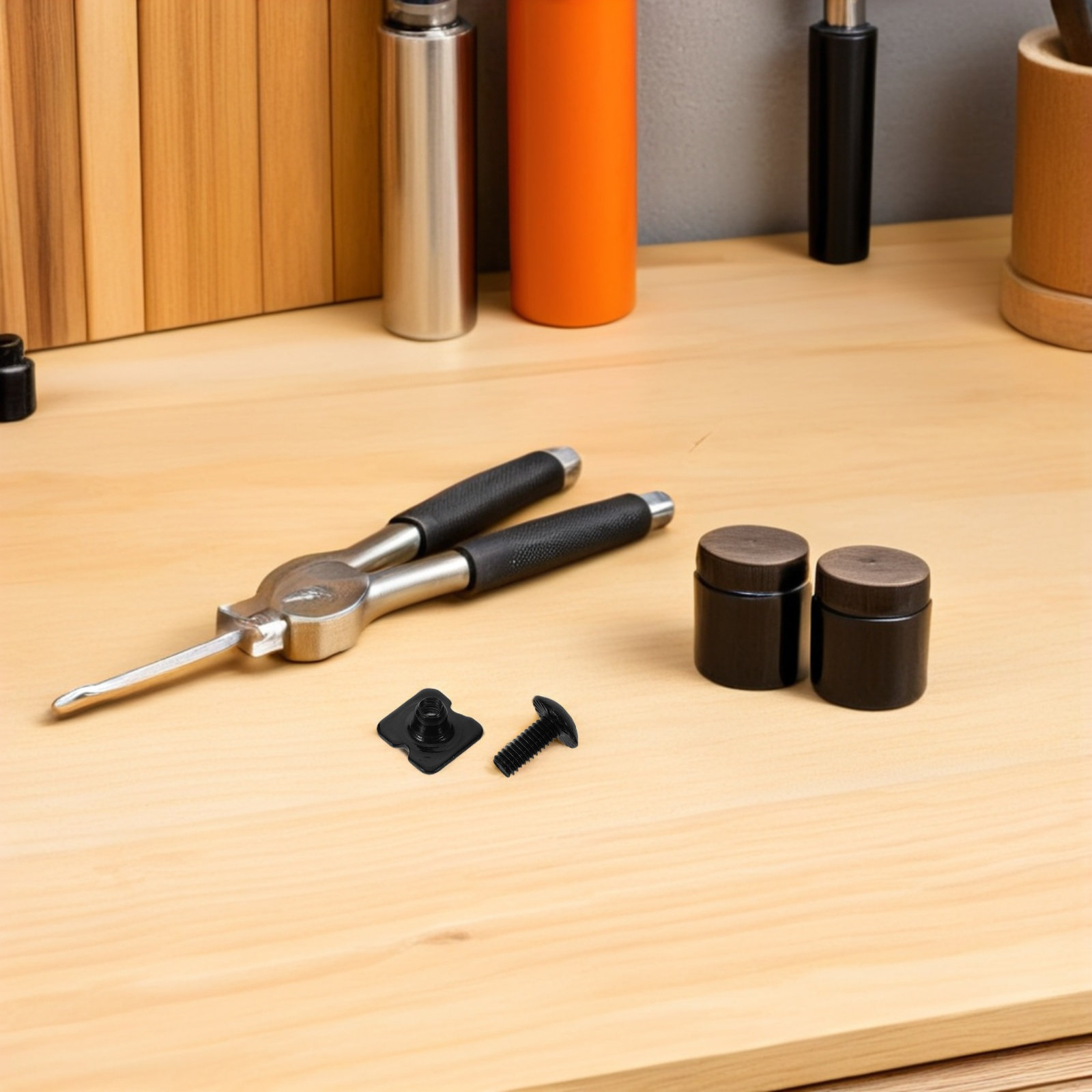 1セットの黒色スチール製バックプレート用ネジ、サッカー用ハー - Woodworking Kits For Adults のレビューと価格