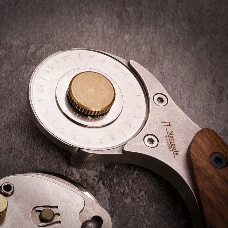 天然木製ハンドル全金属ローラーカッター手作り革製品切断ナイフ - Woodworking Veneer Cutter のレビューと価格
