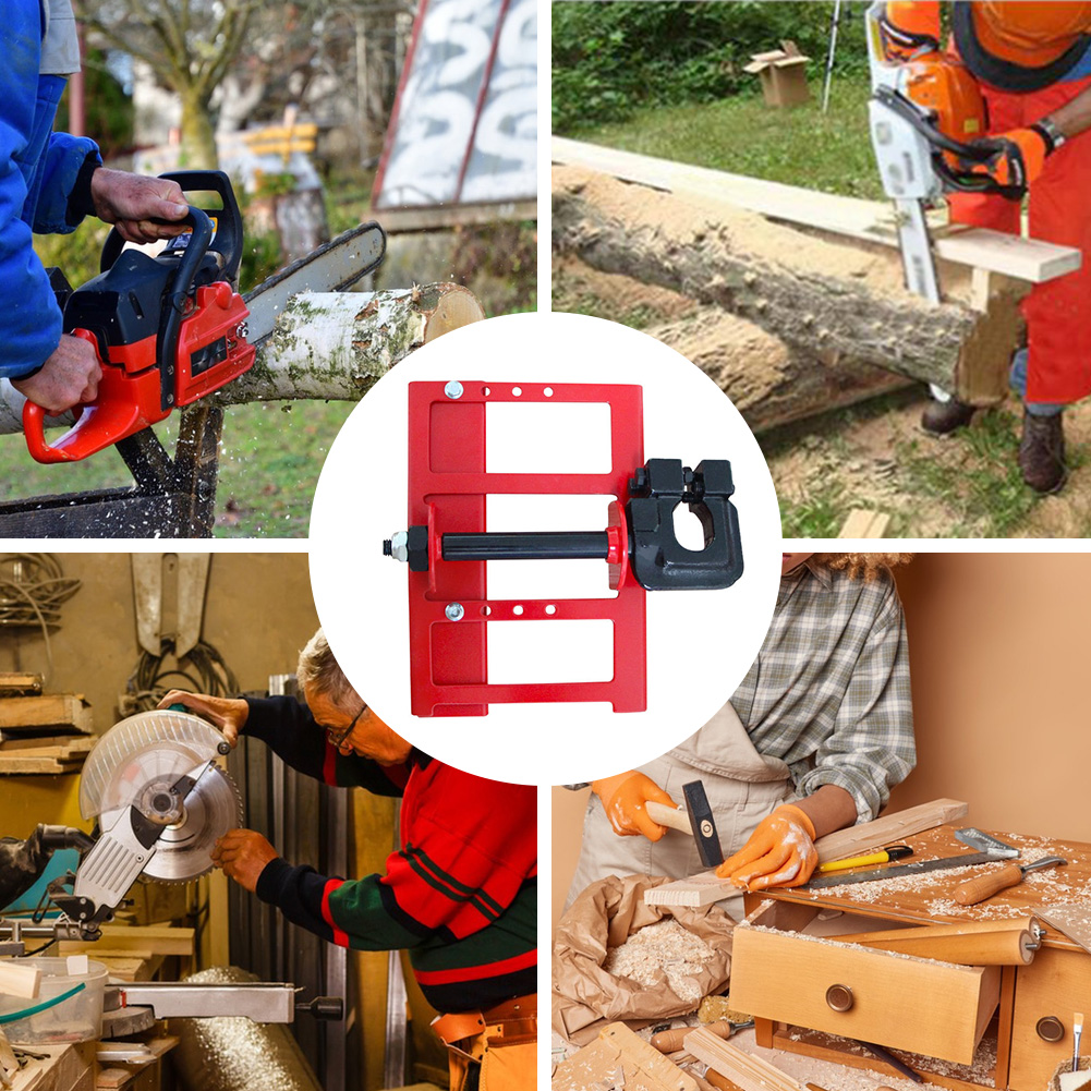 チェーンソー式木材加工機、垂直方向の木材切断ガイド、ステンレ - Lumber Woodworking のレビューと価格