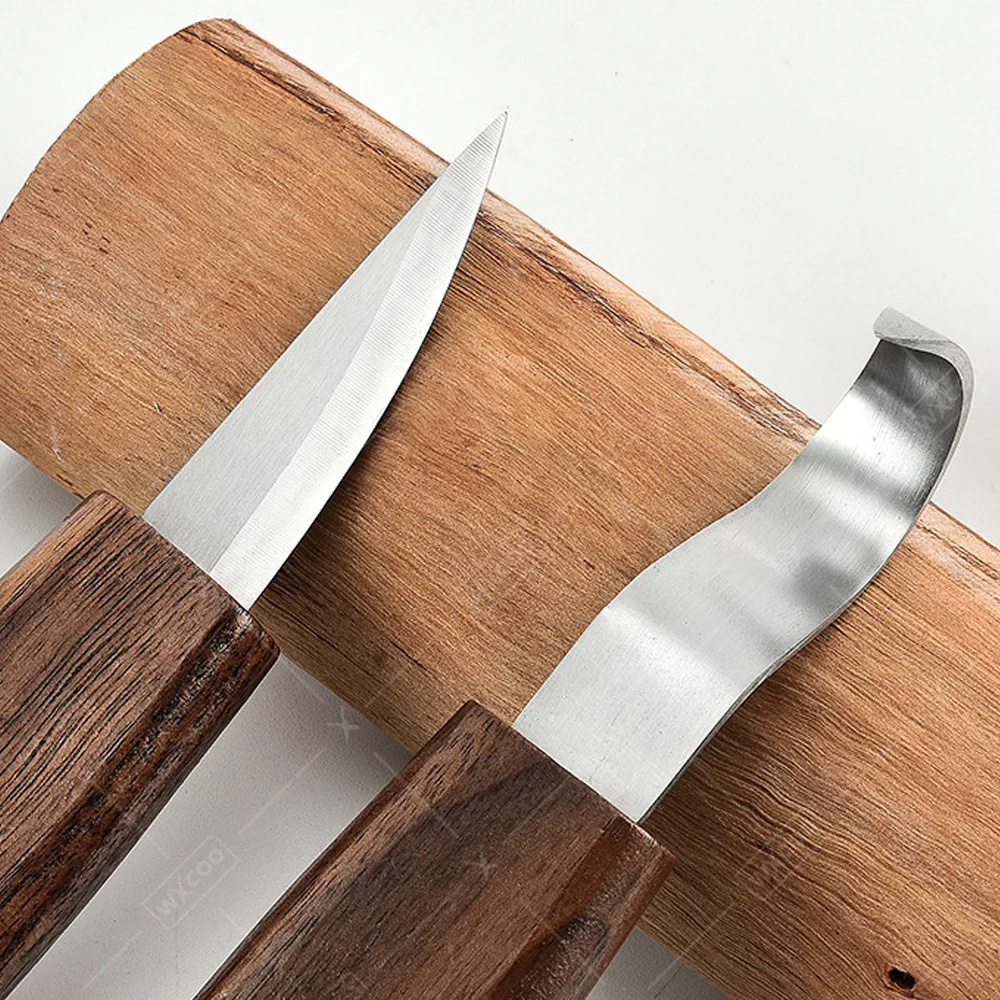 WXCOO 木彫り用細工ナイフセット。初心者向け、大人も子供 - Woodworking Kits For Adults のレビューと価格