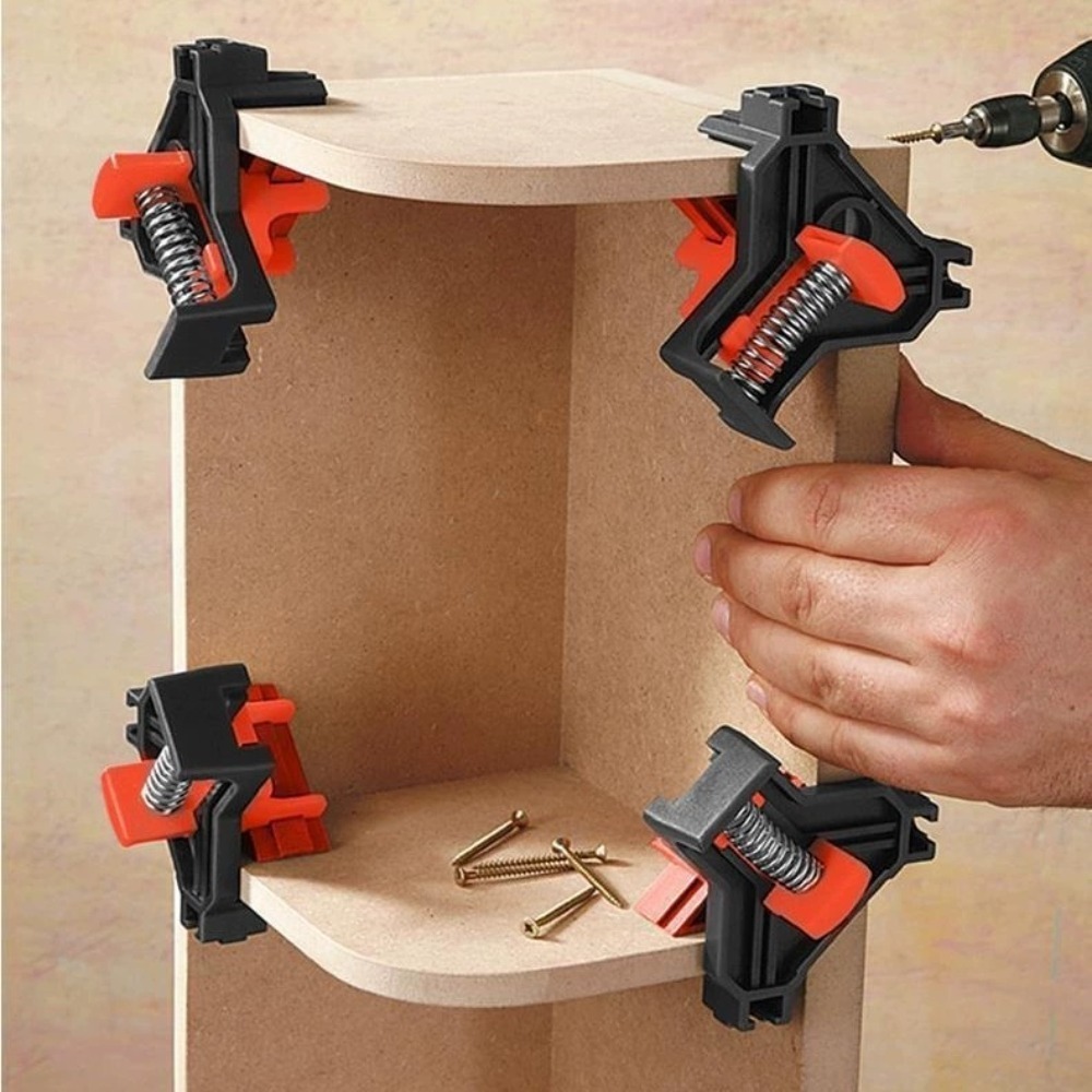 4個 90 °   直角クランプ固定クリップ額縁コーナークラ - Woodworking Product のレビューと価格