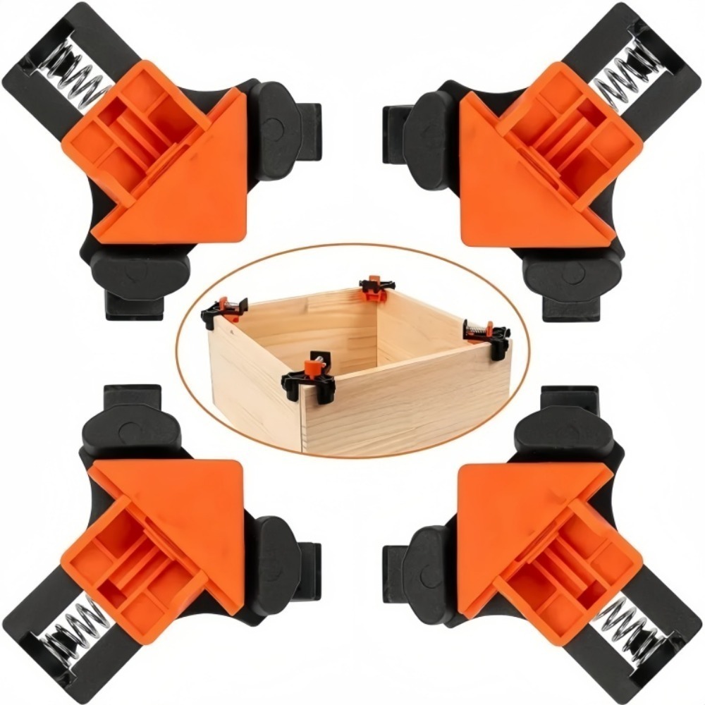 4個 90 °   直角クランプ固定クリップ額縁コーナークラ - Woodworking Product のレビューと価格
