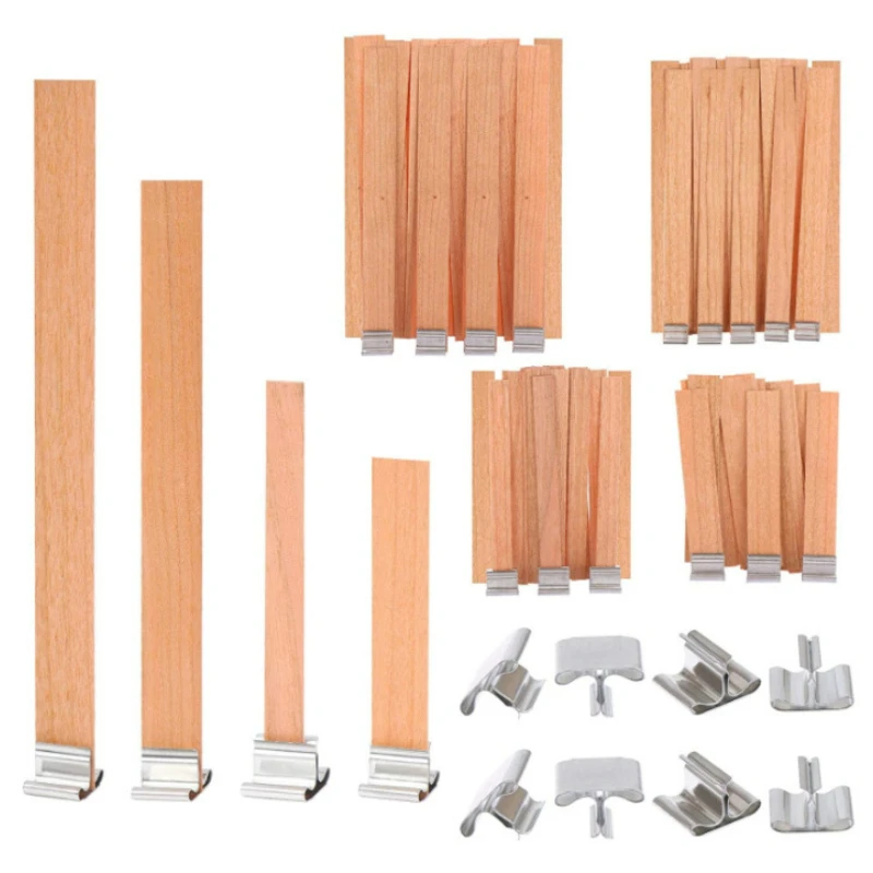 30 個の高品質木製キャンドル芯クリップベースクラフト籐パラ - Woodworking Z Clips のレビューと価格