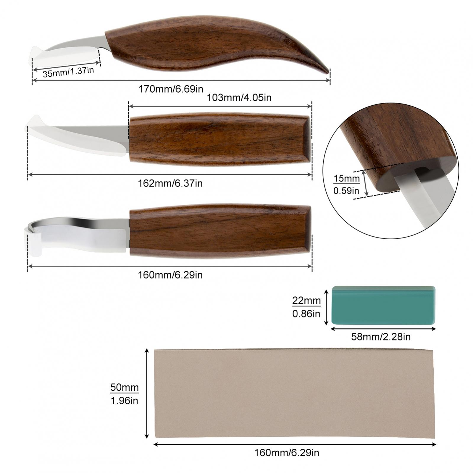 初心者と木工のためのウッドカービングツールキット、詳細ナイフ - Woodworking Kits For Adults のレビューと価格