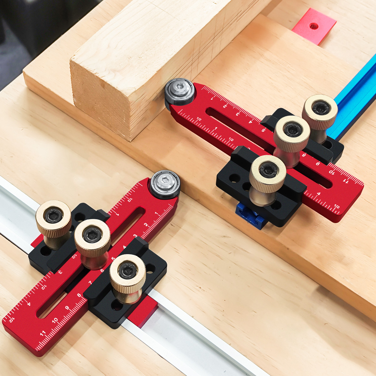 薄型リップジグテーブルソージグガイド、2つのガイドベアリング - Woodworking Jig のレビューと価格