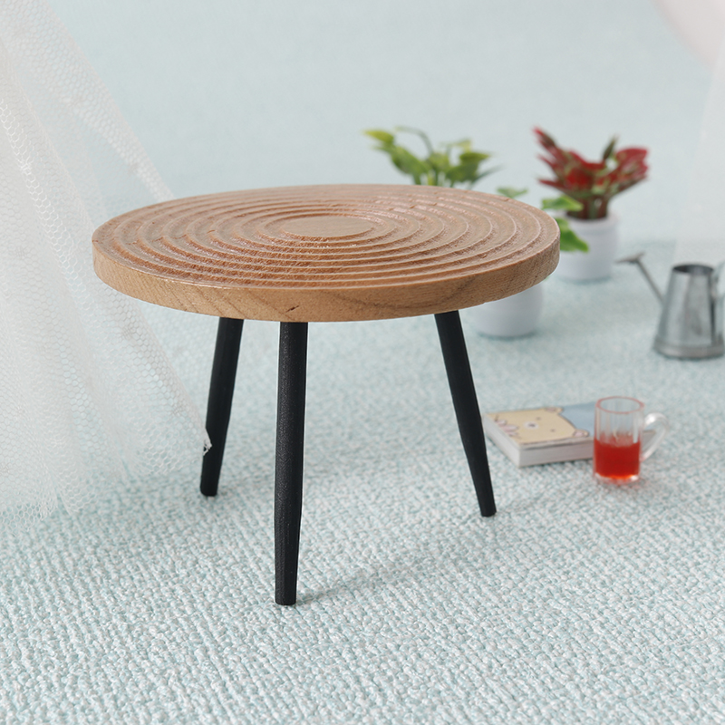 1:12 ドールハウスミニチュアラウンドテーブルティーテーブ - Woodworking Hobbies のレビューと価格