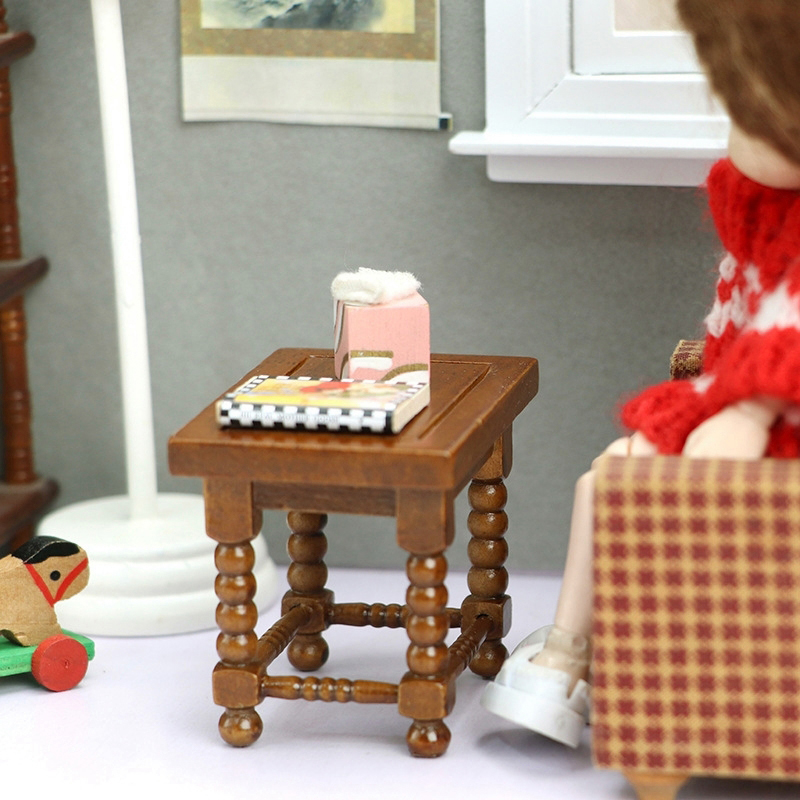 1:12 ドールハウスミニチュアラウンドテーブルティーテーブ - Woodworking Hobbies のレビューと価格