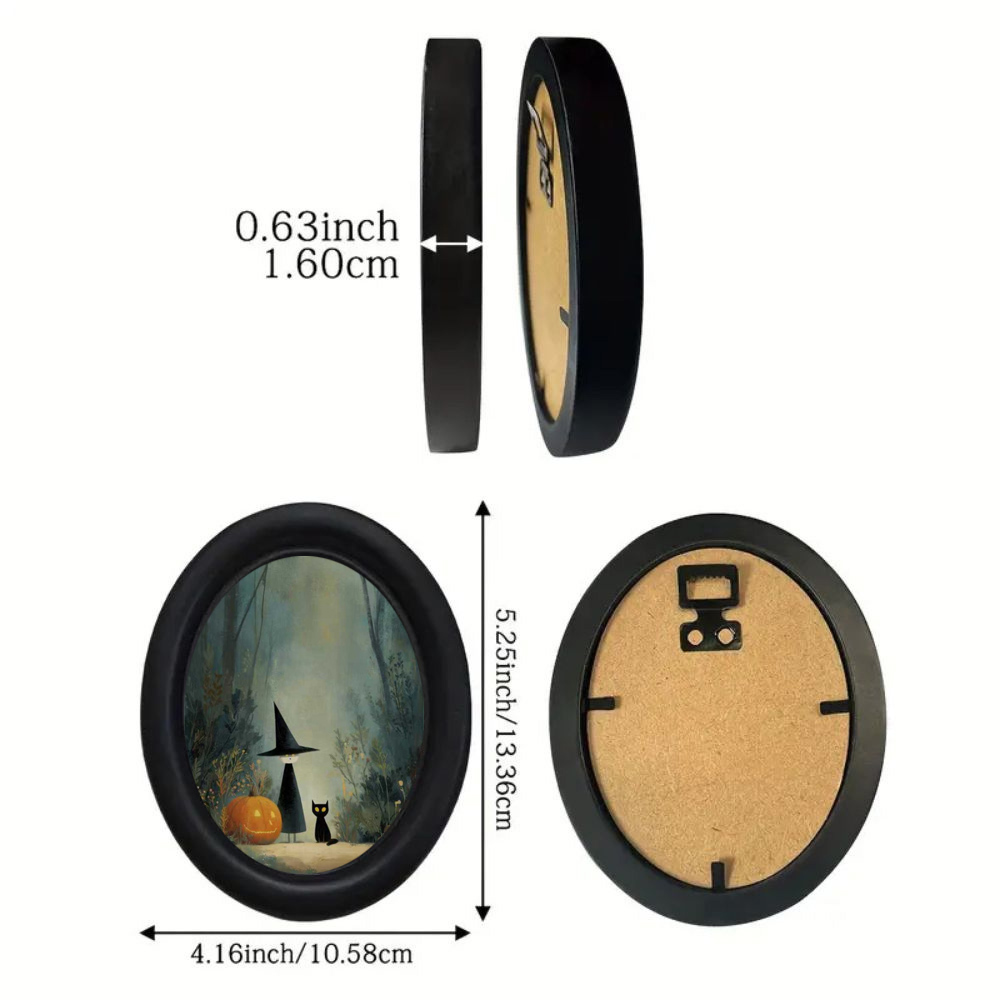 3D ヴィンテージ ハロウィン魔女と森の中の黒猫 ウォールア - Woodworking Hobbies のレビューと価格
