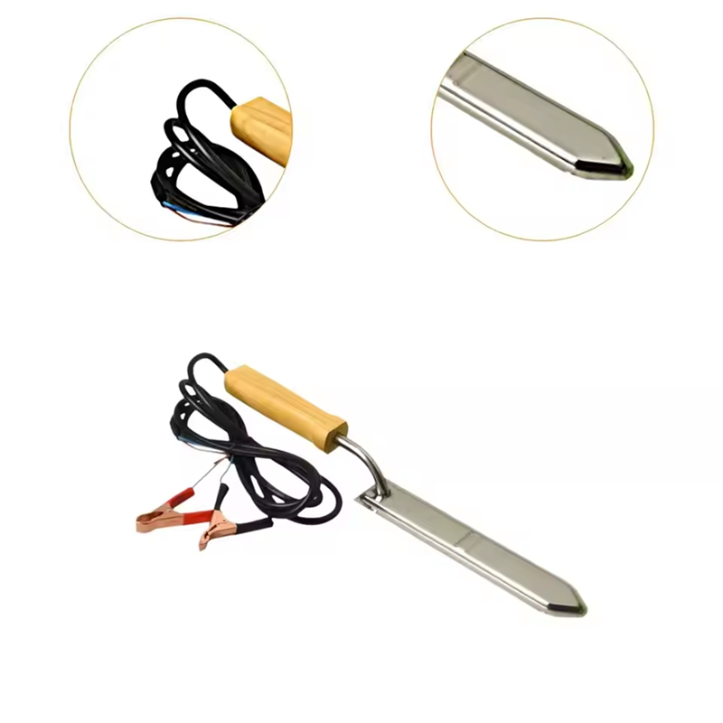 プロの電動蜂蜜カッター電動ナイフ木製ハンドル付きステンレス鋼 - Woodworking Veneer Cutter のレビューと価格