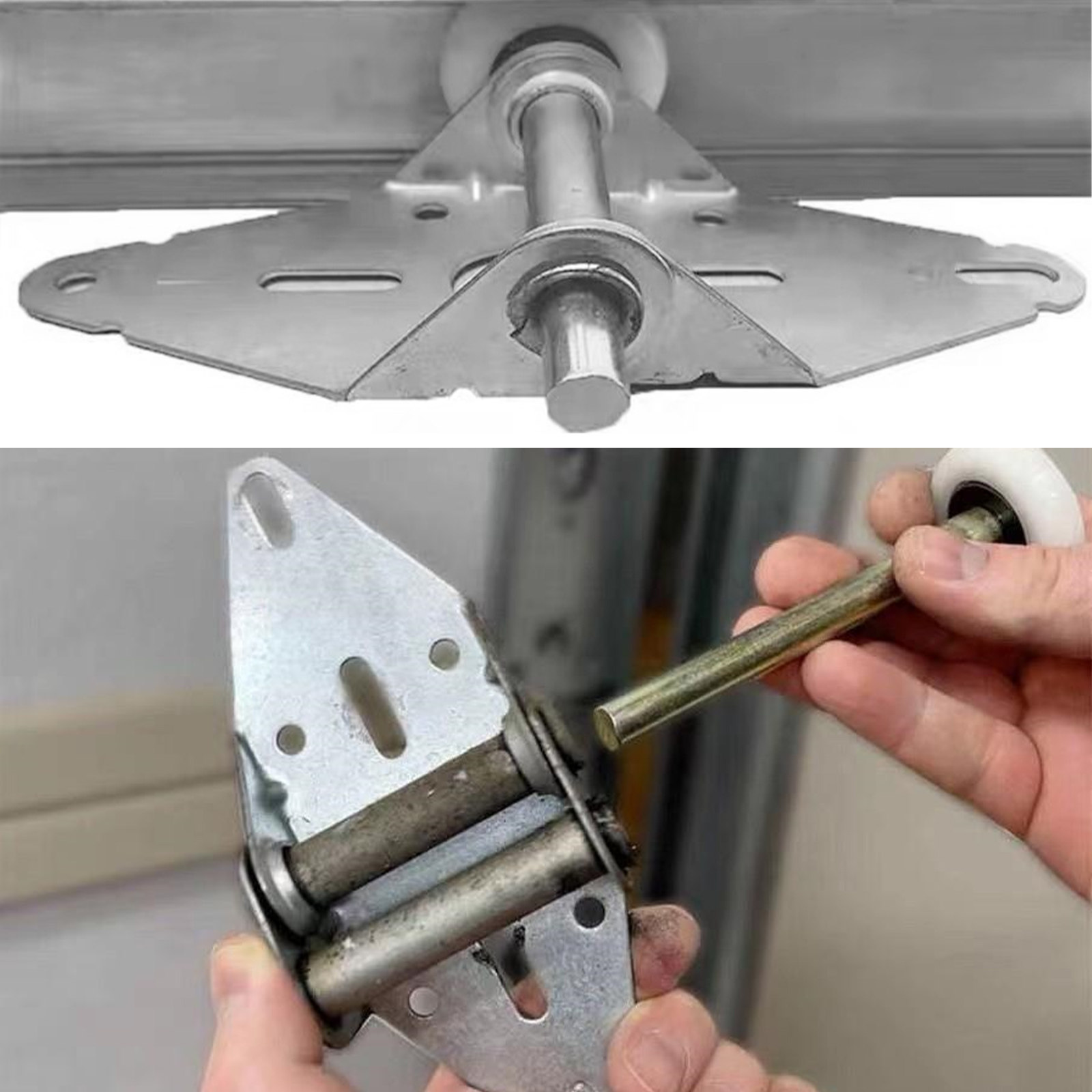 2個入り、厚型鉄製ガレージドア用ヒンジ。精密鋳造で、自動で閉 - Woodworking Garage のレビューと価格