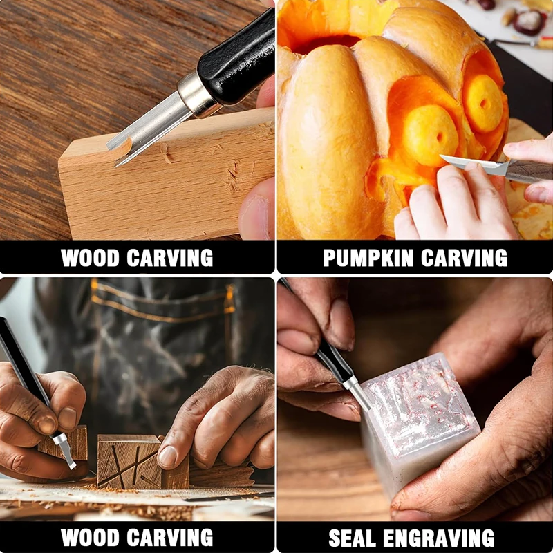 木彫りキット 17個入り 木彫りツール 初心者向け 大人用  - Woodworking Kits For Adults のレビューと価格