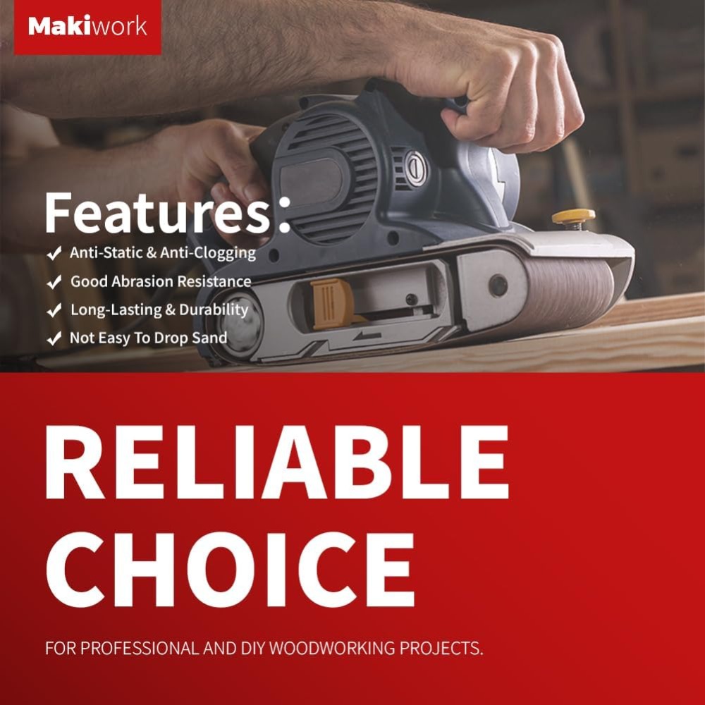 4x24インチ サンディングベルト 15枚セット - 木工用 - Woodworking Product のレビューと価格