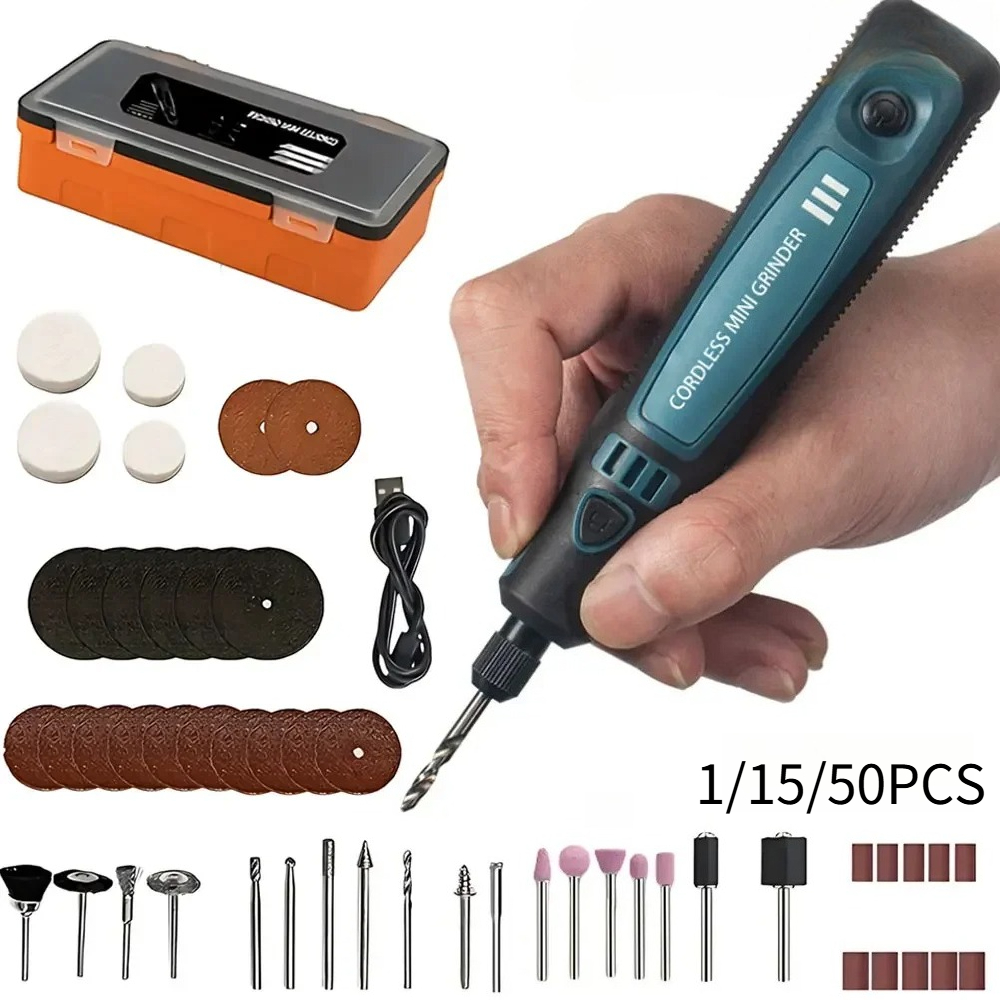 USBコードレス電動グラインダー ポータブル彫刻ツールセット - Woodworking Hobbies のレビューと価格