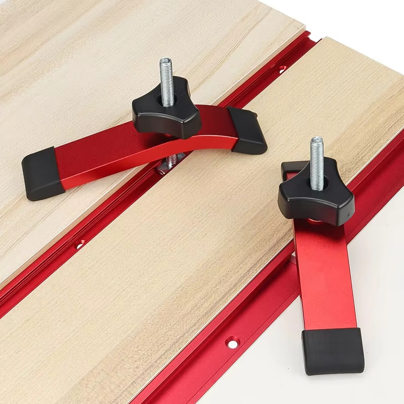 1/2 個の速効性ホールドダウンクランプアルミプレスプレート - Woodworking Joinery のレビューと価格