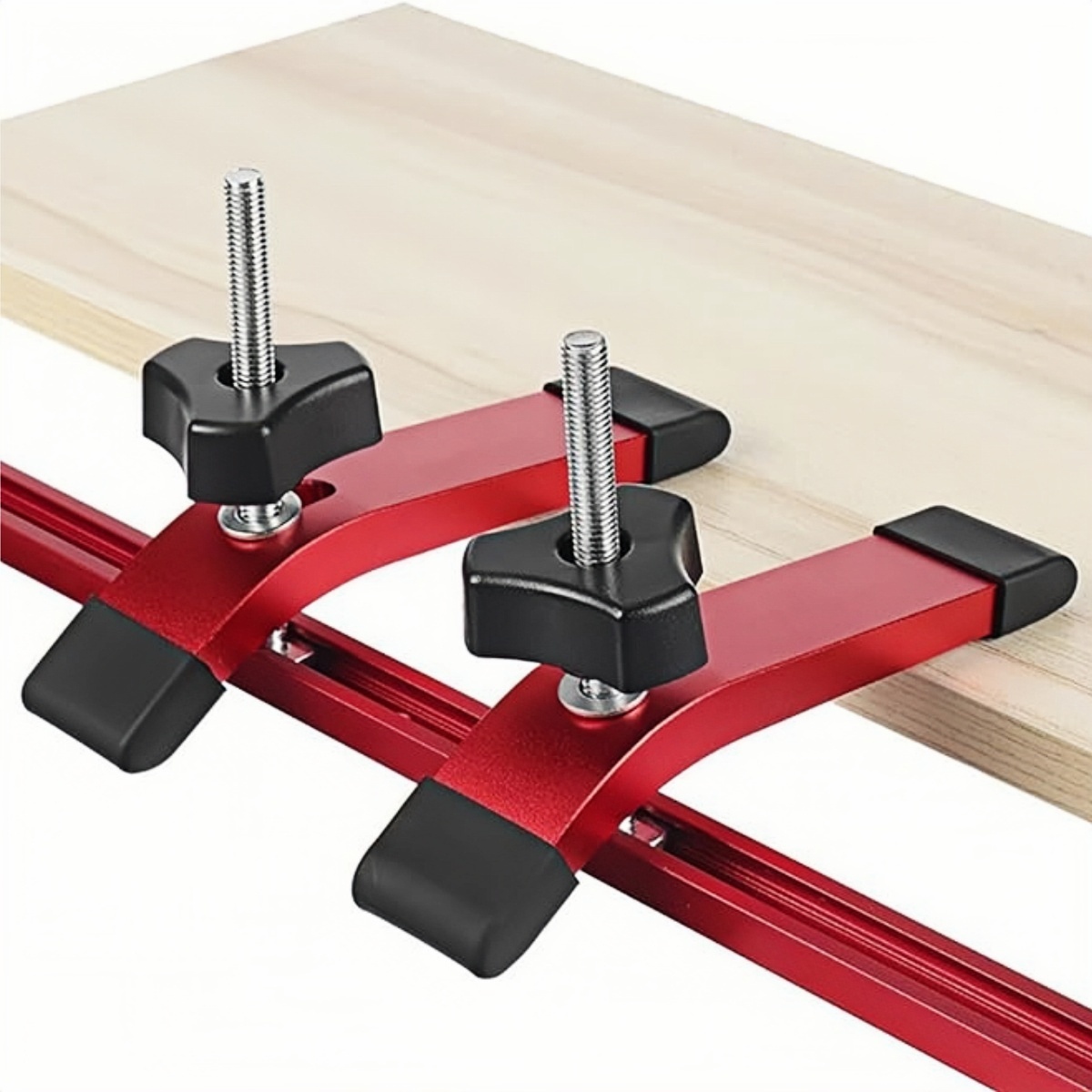1/2 個の速効性ホールドダウンクランプアルミプレスプレート - Woodworking Joinery のレビューと価格