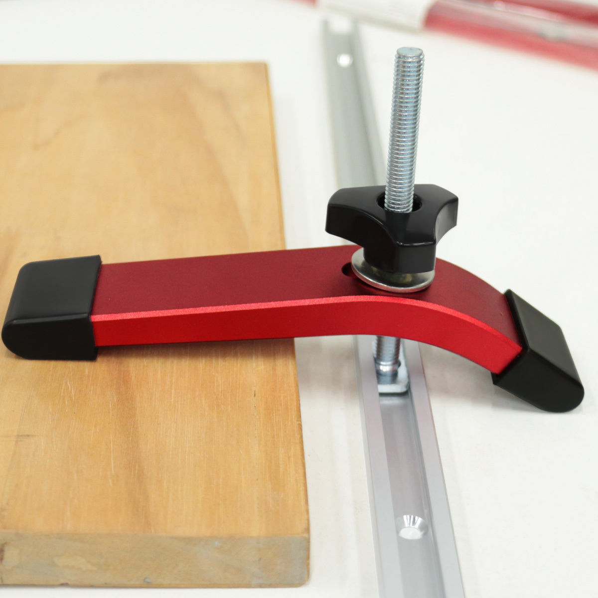 1/2 個の速効性ホールドダウンクランプアルミプレスプレート - Woodworking Joinery のレビューと価格