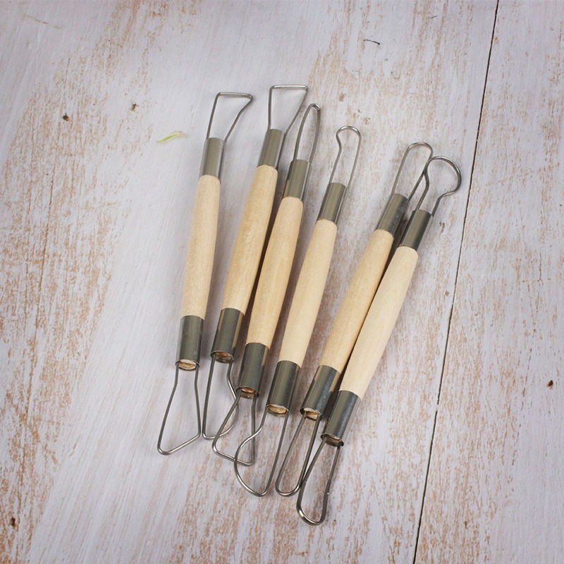 6 個スチールフープ金型スクレーパーポリマークレイ幾何学模様 - Woodworking Veneer Cutter のレビューと価格