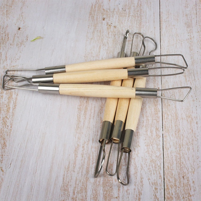 6 個スチールフープ金型スクレーパーポリマークレイ幾何学模様 - Woodworking Veneer Cutter のレビューと価格