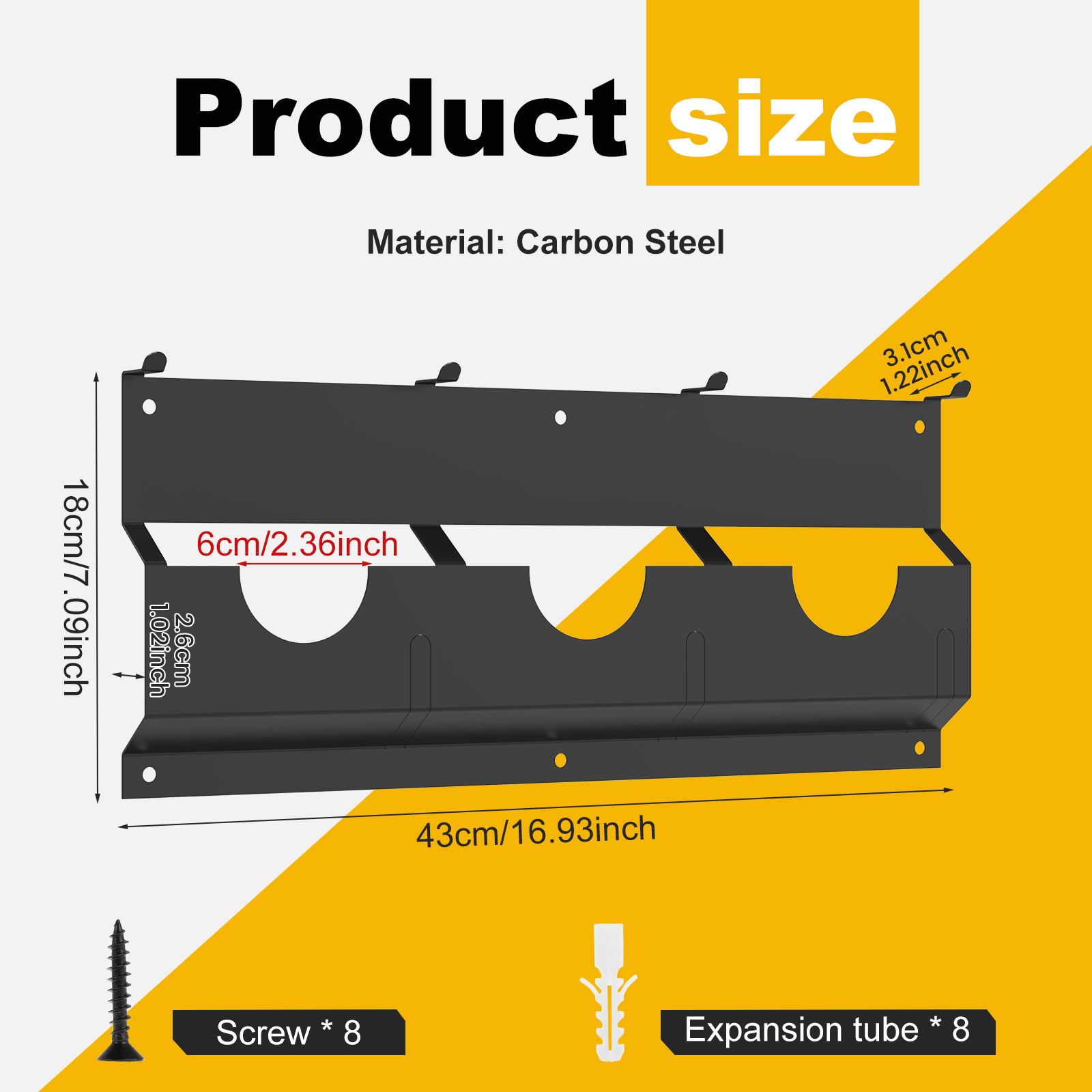 3スロットアングルグラインダー＆ポリッシャーホルダー壁掛け式 - Woodworking Garage のレビューと価格