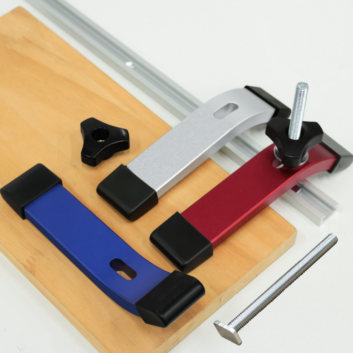1PC Tトラックホールドダウンクランプマルチツールポケット - Woodworking Joinery のレビューと価格
