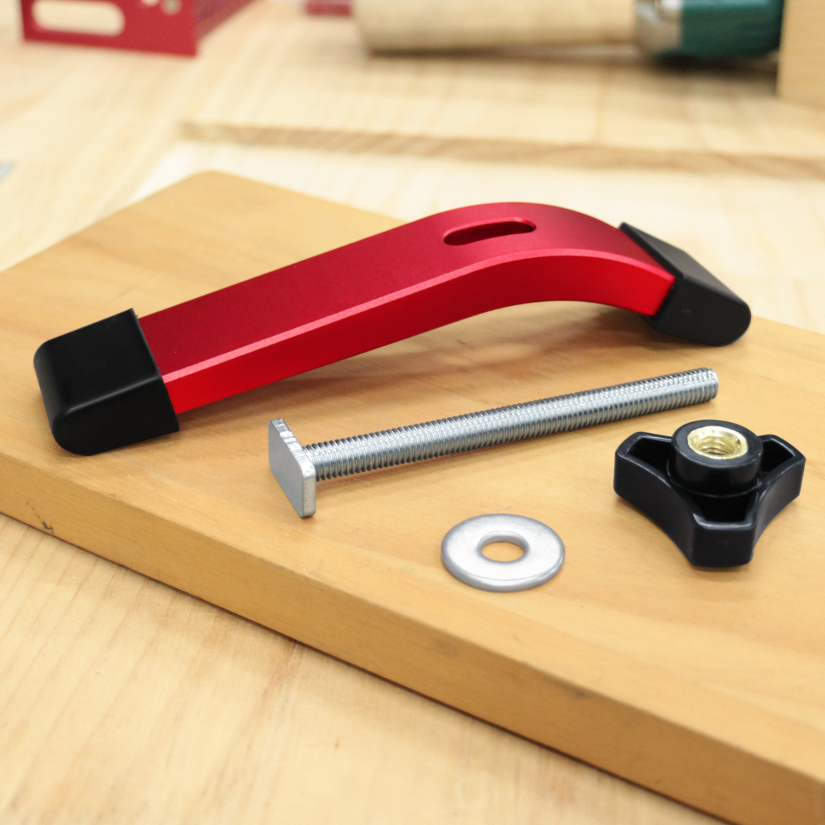 1PC Tトラックホールドダウンクランプマルチツールポケット - Woodworking Joinery のレビューと価格