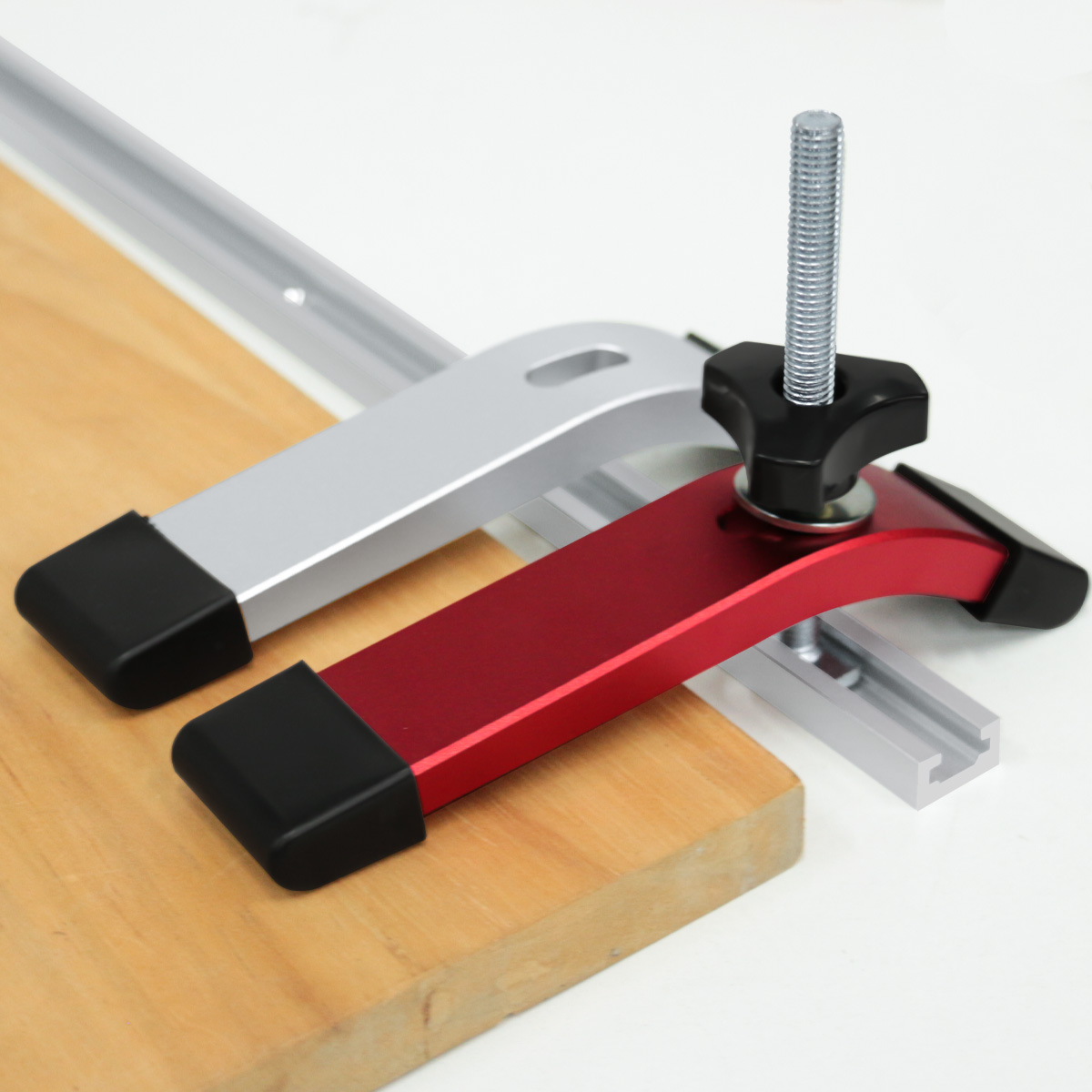 1PC Tトラックホールドダウンクランプマルチツールポケット - Woodworking Joinery のレビューと価格
