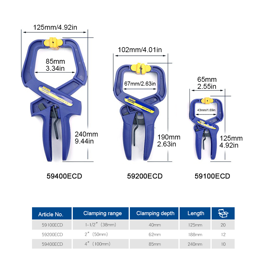 IRWIN クイッククランプ 1 個ヘビーデューティロック  - Woodworking Vice Quick Release のレビューと価格