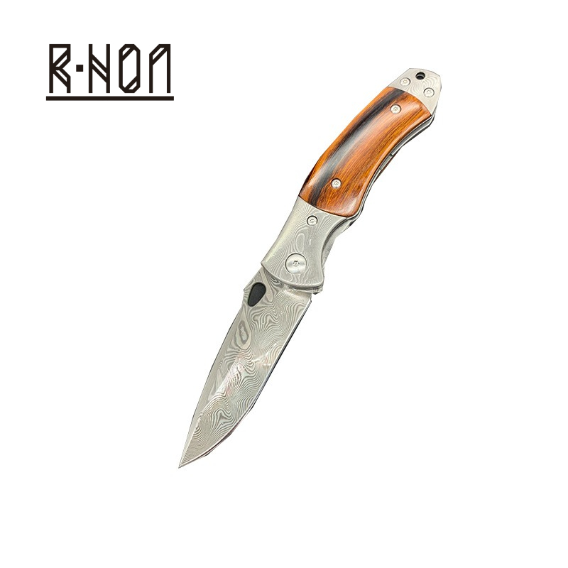 RHON 3.14インチ プレミアムダマスカス鋼製折りたたみ - Woodworking Usa のレビューと価格