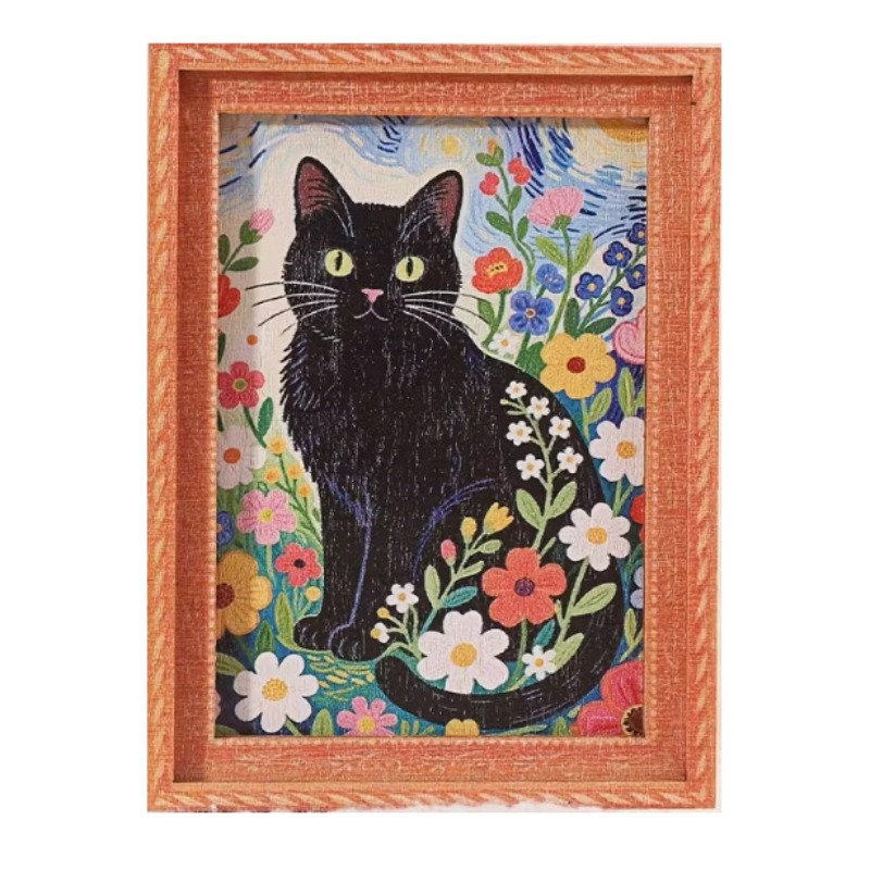 8*6*1cm 木製磁気絵画クラフトデコレーションステッカー - Woodworking Hobbies のレビューと価格