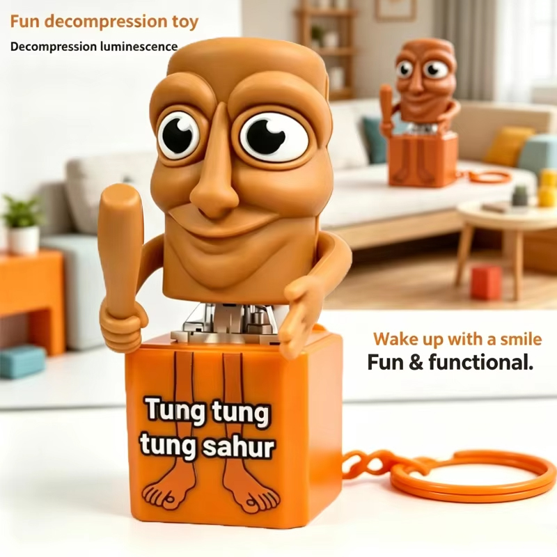 新しいタンタンタンサハルキーホルダー木製スティックマンボタン - Woodworking Hobbies のレビューと価格