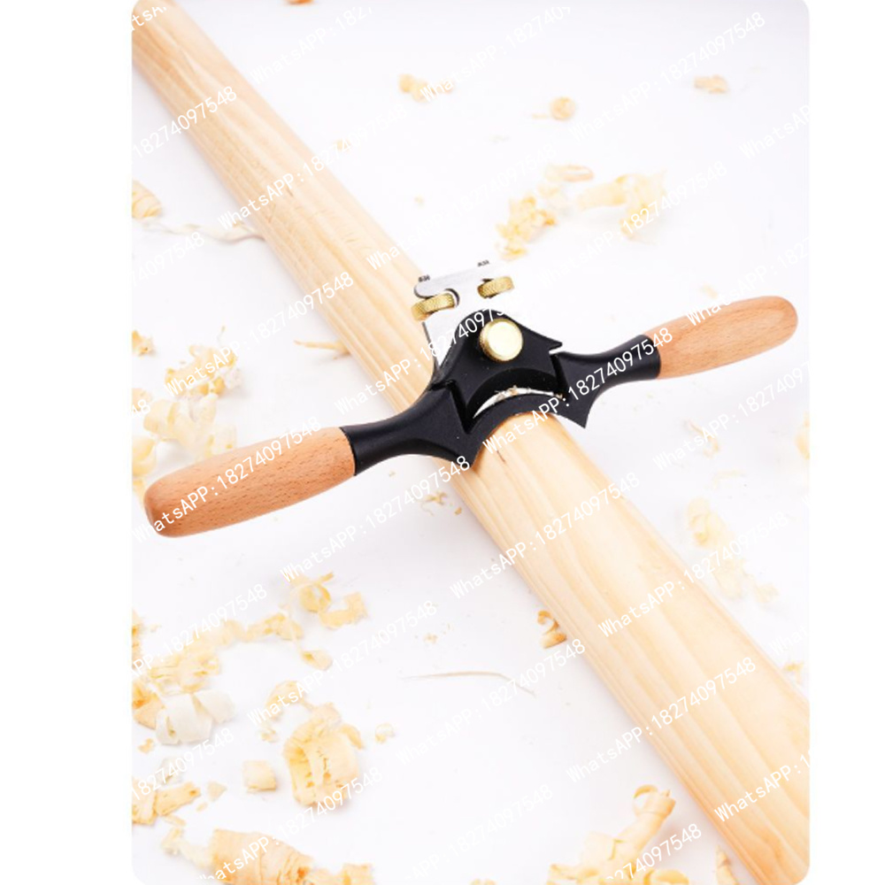 半円形の外側丸刃かんな、ブナ材の柄付き、木棒の縁切り工具、大 - Spoke Shave Round のレビューと価格