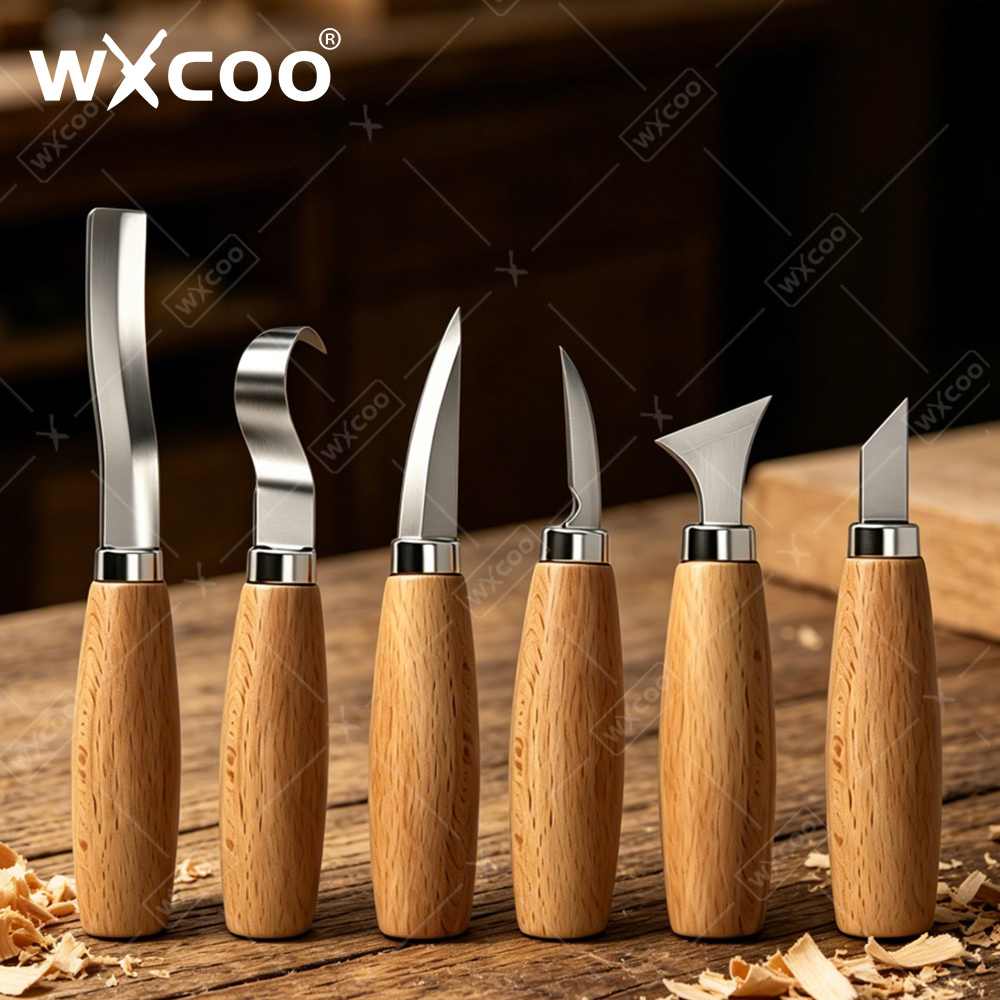 WXCOO 人間工学に基づいた木彫りフックチゼルナイフ 曲線 - Woodworking Joinery のレビューと価格