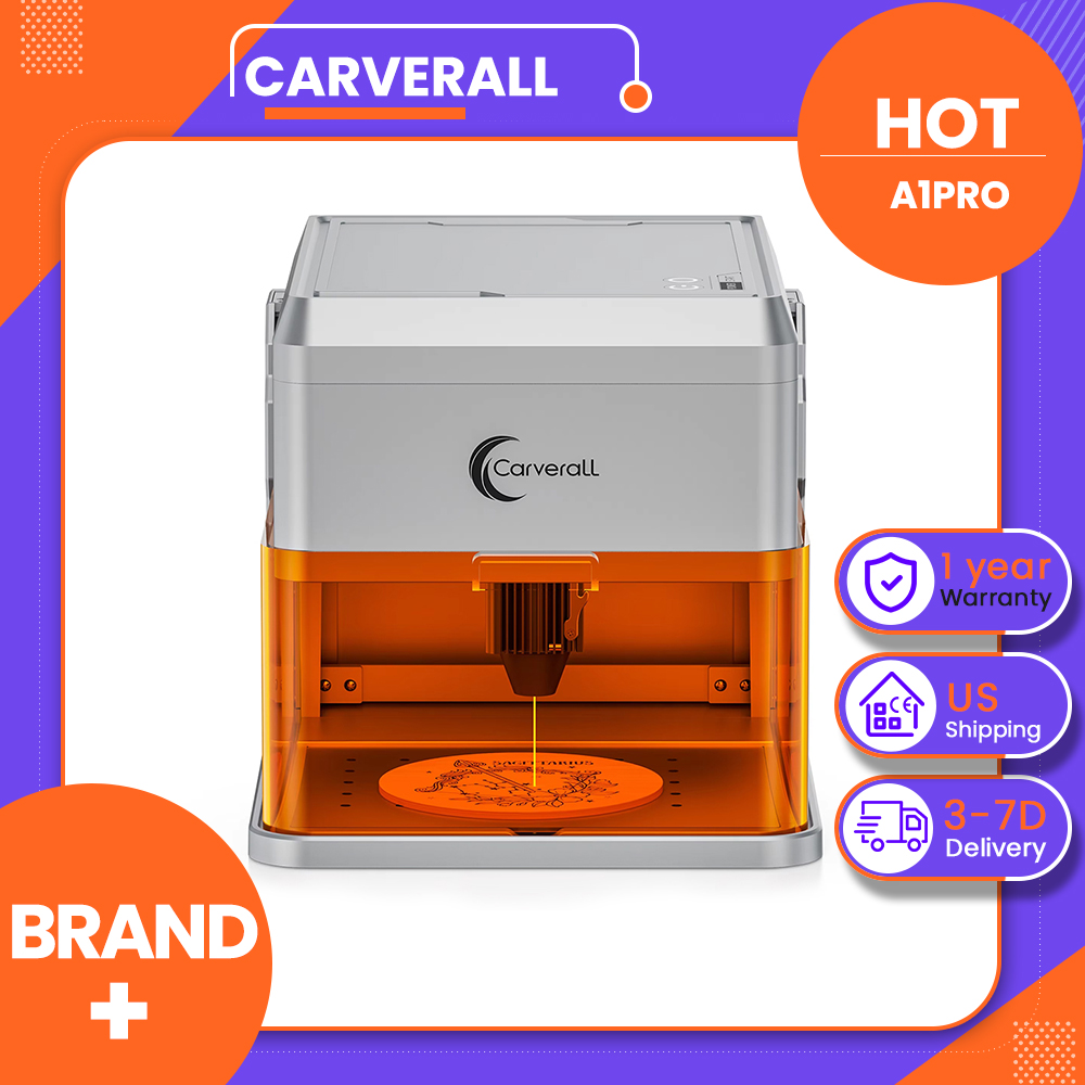 Carverall A1PRO 10Wレーザー彫刻機、HDカ - Woodworking Veneer Cutter のレビューと価格