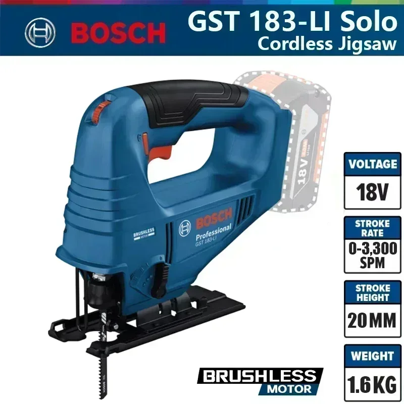 ボッシュ GST 183-LI プロフェッショナル電動ジグソ - Woodworking Jig のレビューと価格