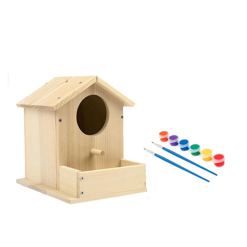 A76I-大人用バードハウスキット、木製DIYバードハウスキ - Woodworking Kits For Adults のレビューと価格
