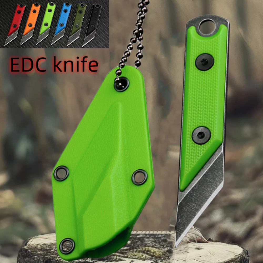 USA-D2屋外ネックレスg10ハンドルストレートナイフ、ポ - Woodworking Usa のレビューと価格