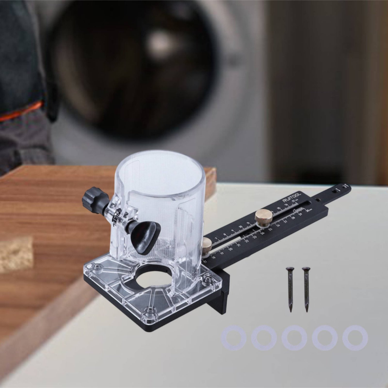 ルーターサークルカッティングジグ多機能ルーターサークルカッタ - Woodworking Jig のレビューと価格