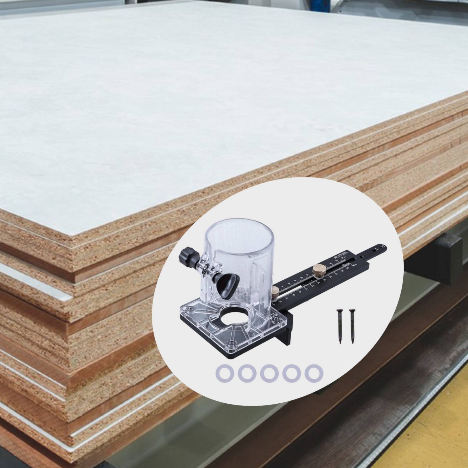 ルーターサークルカッティングジグ多機能ルーターサークルカッタ - Woodworking Jig のレビューと価格