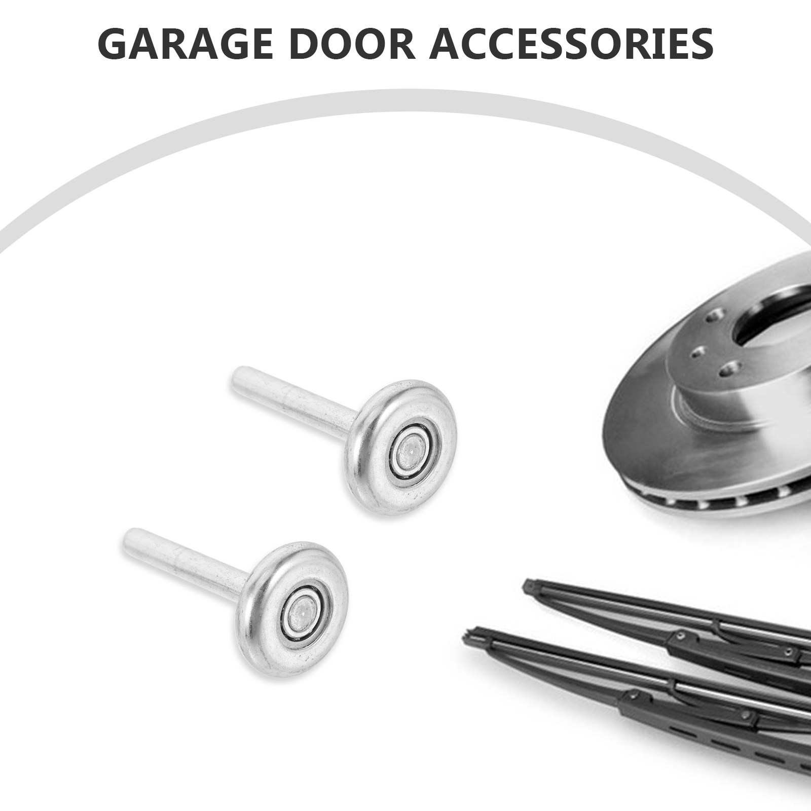 ガレージドア用金具キット2個入り。金属製ローラー、頑丈なスム - Woodworking Garage のレビューと価格