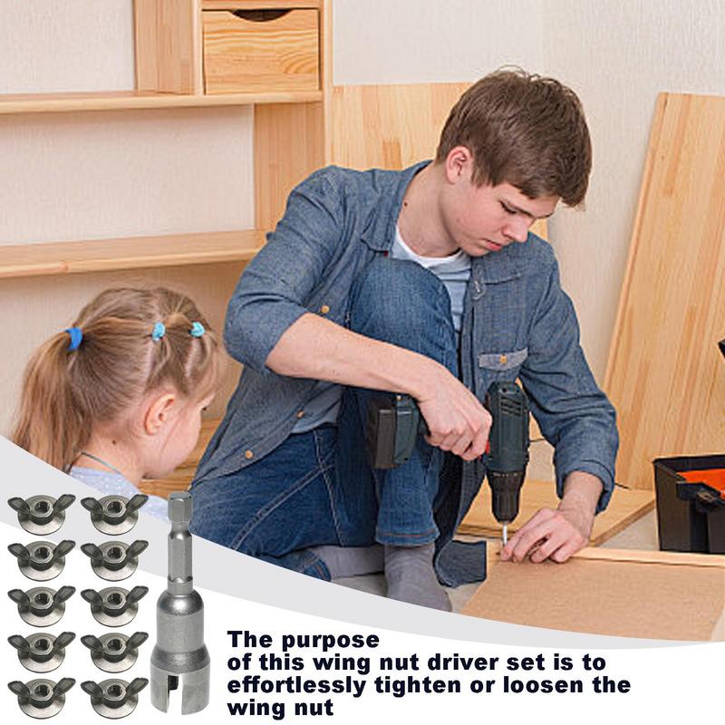 ウィングナットキット 1/4インチ スチール 人間工学に基づ - Woodworking Kits For Adults のレビューと価格